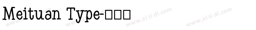Meituan Type字体转换